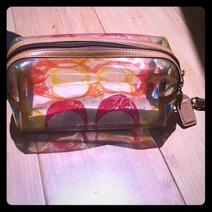 Coach make up wristlet